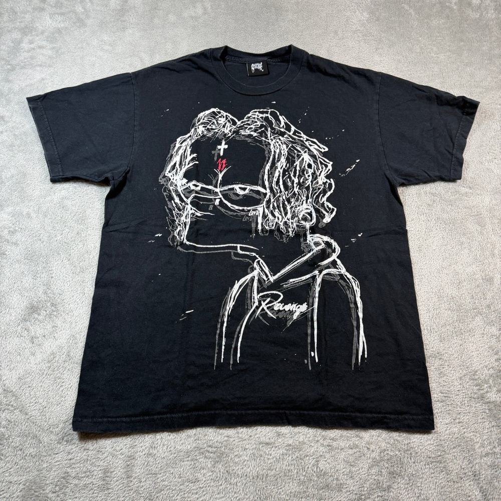 Revenge X Trippie Redd Bart Simpson T-Shirt Mens Large Black Streetwear USA Made